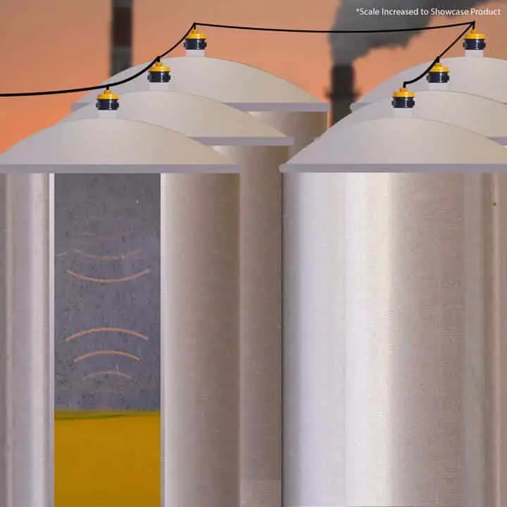 Modbus Ultrasonic Level Sensor MNU Illustrated