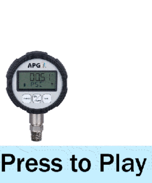 PG7 Digital Pressure Gauge Animation