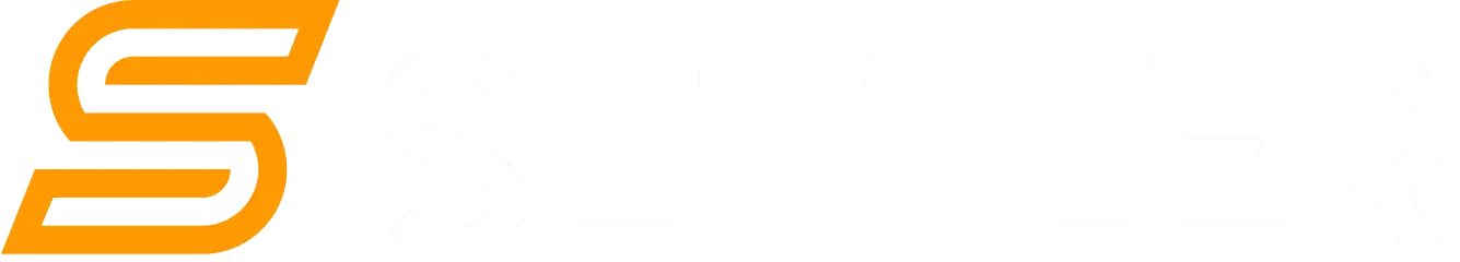 Settler White and Orange Logo