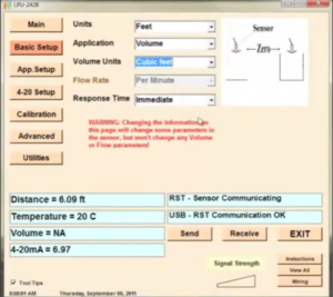 How to Program the LPU-2428 Ultrasonic Sensor